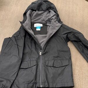 Columbia Black Kids Raincoat